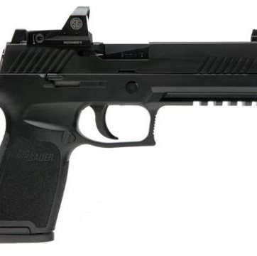 Sig Sauer 320F9BSSRX P320 Double Action 9mm 4.7 17+1 Black Poly